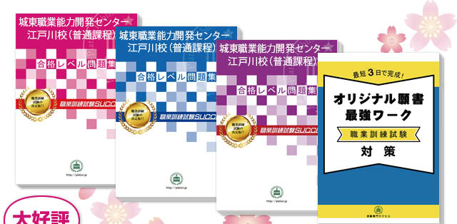 城東職業能力開発センター江戸川校(普通課程)・受験合格セット（4冊）